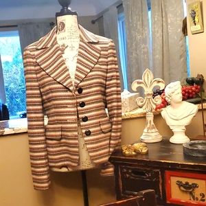 Ann Taylor LOFT 💯% cotton blazer sz 4 NWOT